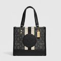 COACH™ DEMPSEY SIGNATURE BLACK TOTE