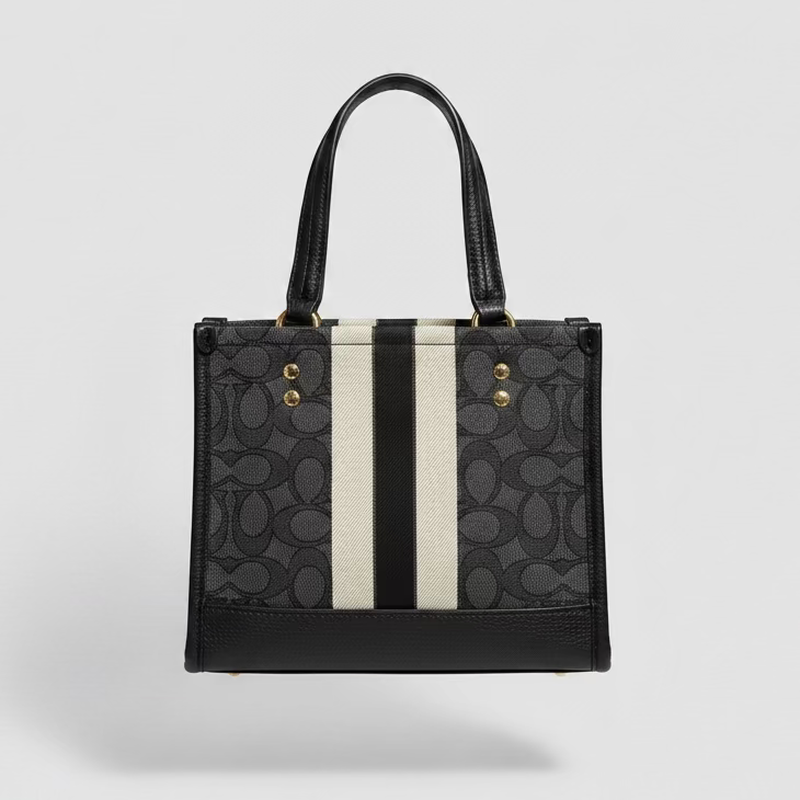 COACH™ DEMPSEY SIGNATURE BLACK TOTE